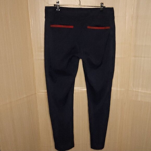 Antigua Desert Dry Navy Pants Red Piping 6 - Picture 4 of 11